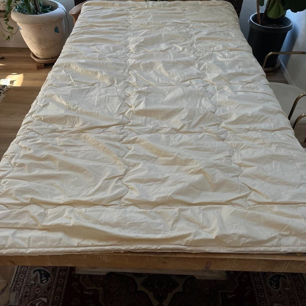 Maison Dor Best Wool Club Cream EU Single Duvet Insert Wool Filled 78x67